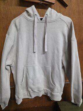Champion Men's Crewneck Hoodie in Cream
